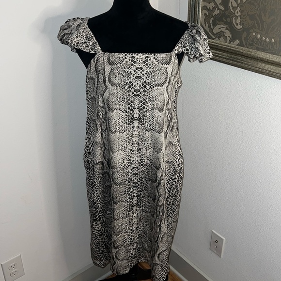 Rachel Zoe Exclusively for A Pea in the Pod animal print dress Sz S Maternity - Picture 1 of 6